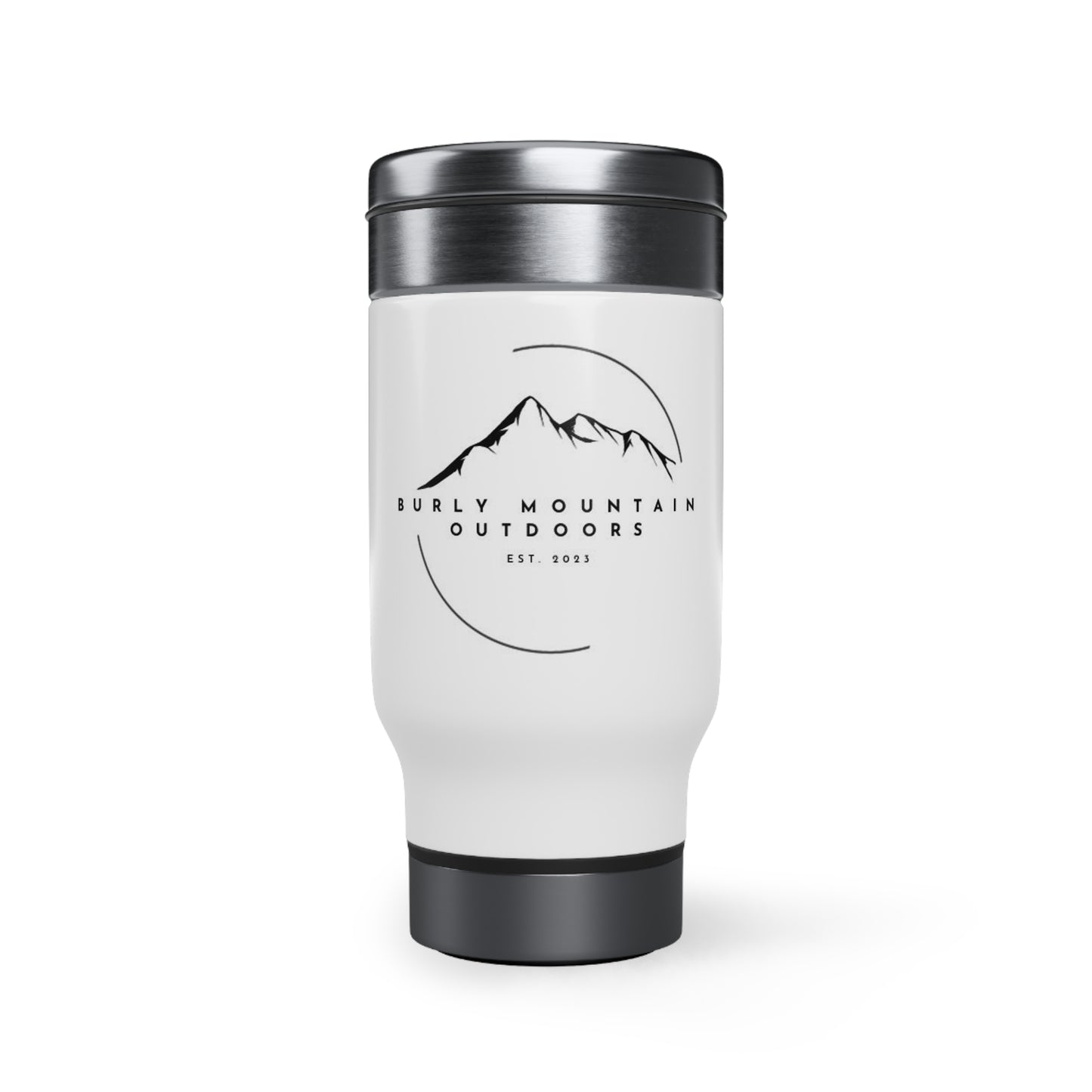 Burly Mountain Stainless Steel Travel Mug, 14oz